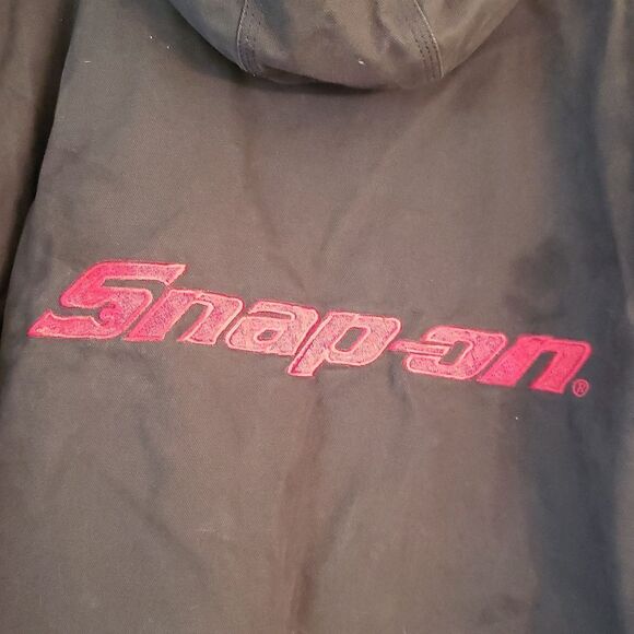 💐Snap-On Tools Heavyweight Insulated Zip Up Hooded Coat Jacket Sz XL - Picture 5 of 12